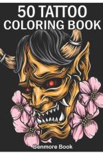 50 Tattoo Coloring Book af Benmore Book