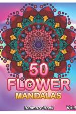 50 Flower Mandalas af Benmore Book