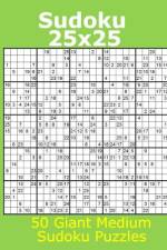 Sudoku 25x25 50 Giant Medium Sudoku Puzzles af Jacob James