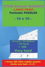 Star Classic Sudoku - Large Print - Fantastic Puzzles - 10 X 10 af Andrii Pitenko