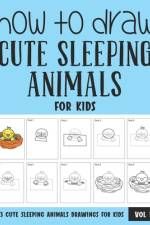 How to Draw Cute Sleeping Animals for Kids af Sonia Rai
