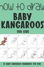 How to Draw Baby Kangaroos for Kids af Sonia Rai