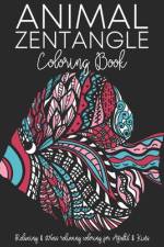 Animal Zentangle Coloring Book af J and I Books