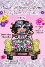 Flower Car Besties Coloring Book Hours Of Relaxing Fun af Sherri Ann Baldy