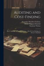 Auditing and Cost-Finding af Wilhelm Haas