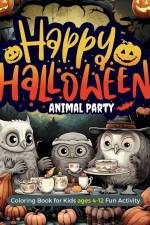 Happy Halloween Animals Party: A Spooky Coloring Adventure af Momo's Bookshelf