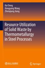 Resource Utilization of Solid Waste by Thermometallurgy in Steel Processes af Kai Dong