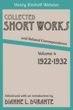 Collected Short Works and Related Correspondence Vol. 4 af Dianne L> Durante