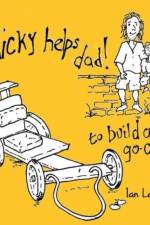 Micky helps dad build a go cart af Ian Longland