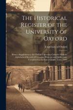 The Historical Register of the University of Oxford af University of Oxford