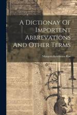 A Dictionay Of Importent Abbrevations And Other Terms af Mangara Koteswara Rao