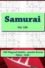 Samurai - 250 Diagonal Sudoku - Puzzles Bronze - Silver - Gold - Vol. 188 af Andrii Pitenko