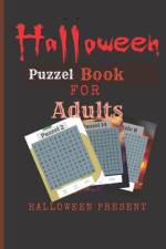 Halloween puzzel book for adults af Christine Blake