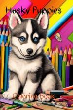 Husky Puppies Coloring Book af Cassandra Jayne