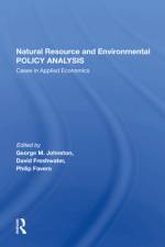 Natural Resource and Environmental Policy Analysis af George M Johnston