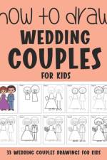 How to Draw Wedding Couples for Kids af Sonia Rai