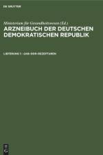 ¿2AB¿DDR¿Rezepturen af Ministerium Für Gesundheitswesen