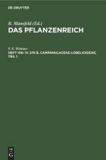 IV. 276 b. Campanulaceae-Lobelioideae, Teil 1 af F. E. Wimmer