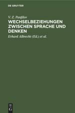 Wechselbeziehungen zwischen Sprache und Denken af V. Z. Panfilov