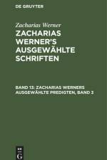 Zacharias Werners ausgewählte Predigten, Band 3 af Zacharias Werner