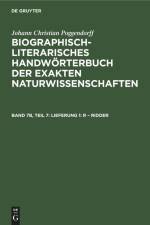 Lieferung 1: R ¿ Ridder af Lebrecht Weichsel