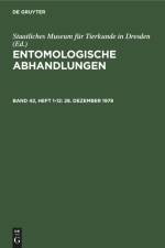 28. Dezember 1978 af Staatliches Museum für Tierkunde in Dresden