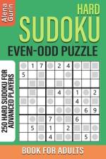 Hard Sudoku Even-Odd Puzzle Book for Adults af Alena Gurin