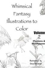 Whimsical Fantasy Illustrations to Color af Steve Marshall