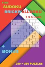 Fine Sudoku - Brickwalldoku 9 X 9 Hard + Bonus af Andrii Pitenko