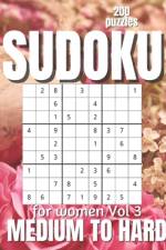 Sudoku For Women Medium to Hard af This Design