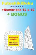 Futoshikidoku Puzzle 9 X 9 + Numbricks 12 X 12 + Bonus af Andrii Pitenko