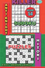 Killer sudoku Anti knight. Hitori puzzles af Basford Holmes