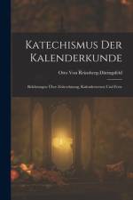 Katechismus Der Kalenderkunde af Otto Von Reinsberg-Duringsfeld
