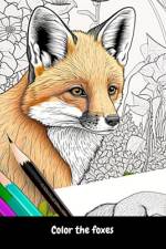 Color the foxes af Illia Sid