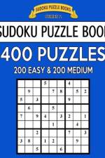 Sudoku Puzzle Book, 400 Puzzles, 200 EASY and 200 MEDIUM af Sudoku Puzzle Books