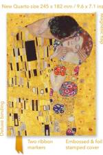 Gustav Klimt: The Kiss (Foiled Quarto Journal)