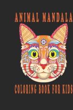 animal mandala coloring book for kids af Oussama Zinaoui