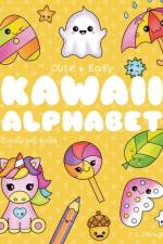 Cute and Easy Kawaii Alphabet Colouring Book af L J Knight