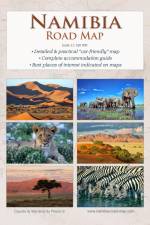 Detaillierte NAMIBIA Reisekarte - NAMIBIA ROAD MAP (1:1.160.000) af Claudia Du Plessis