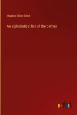 An alphabetical list of the battles af Newton Allen Strait