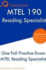 MTEL Reading Specialist af Lq Publications