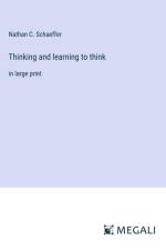 Thinking and learning to think af Nathan C. Schaeffer