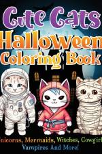 Cute Cats Halloween Coloring Book af Charles King