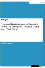 Freaks and Freakishness as an Element of Horror. The Example of 