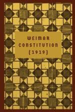 The Weimar Constitution af German Bundestag