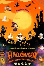 Halloween assustadoramente divertido | Livro de colorir | Adoráveis cenas de terror para curtir o Halloween af Magicart Mind