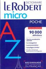 Dictionnaire Le Robert Micro poche