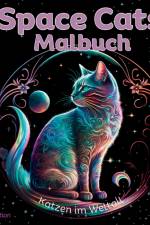 Katzen Malbuch Space Cats Ausmalbuch für Erwachsene, Frauen, Teenager mit 30 Motiven Katzen im Weltall Gute Laune Malbuch, Geschenk für Katzen-Fans, Katzenliebhaber af Kenya Kooper