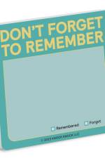 Knock Knock Don't Forget to Remember Sticky Note (Pastel) af Knock Knock