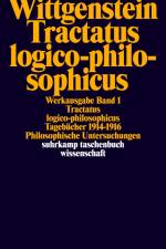 Tractatus logico-philosophicus. Tagebücher 1914 - 1916. Philosophische Untersuchungen af Ludwig Wittgenstein